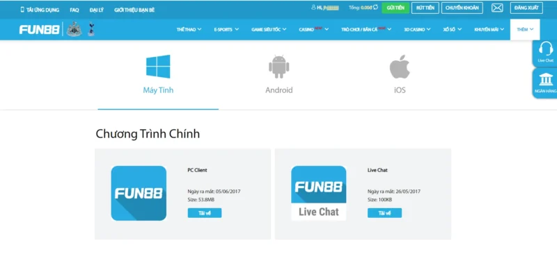 Hướng dẫn cụ thể tải app  Fun 88 bằng mobile