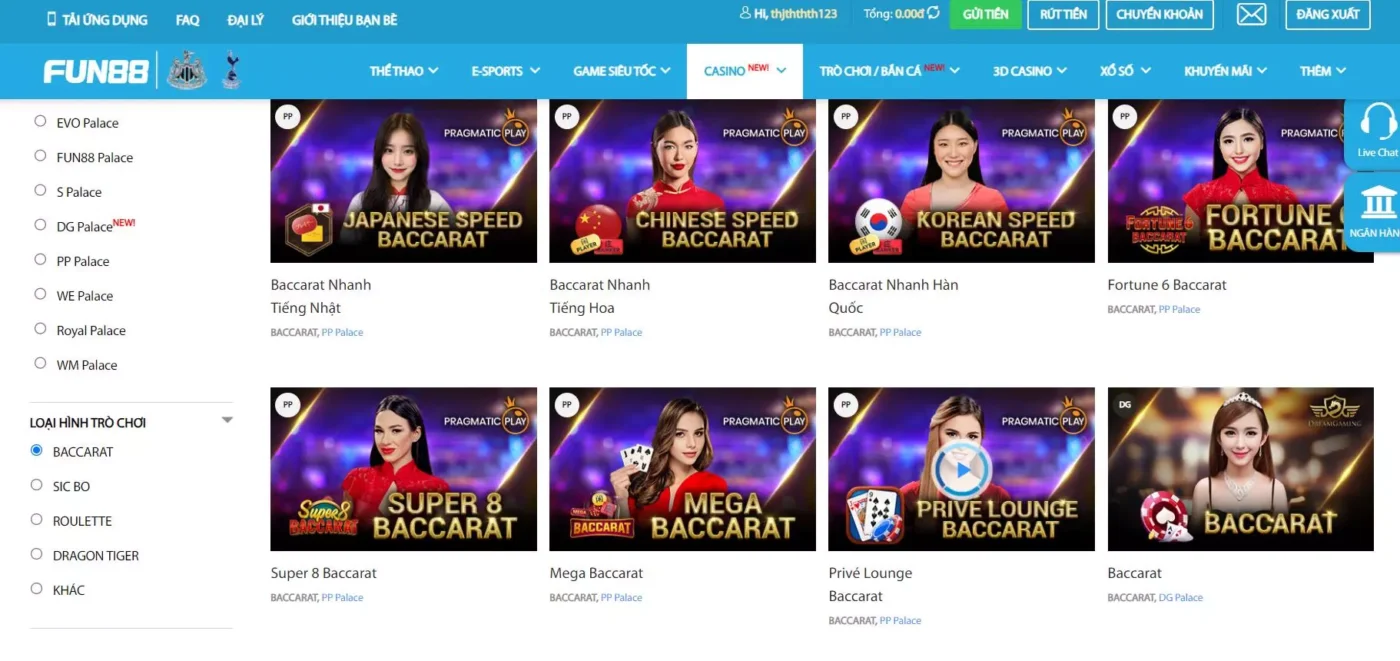 Mách bạn mẹo chơi rút lá bài thứ 3 trong Baccarat tại nhà cái Fun 88